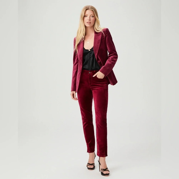 Paige Hoxton Ultra Skinny Velvet Jeans - Picture 4 of 12